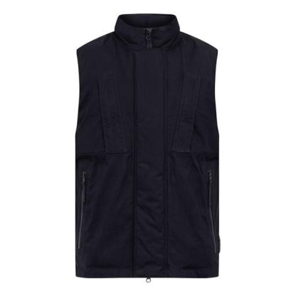 STONE ISLAND Sleeveless Realdown Ghost Jacket Men Gilets - Lightweight Navy V0020 for sale