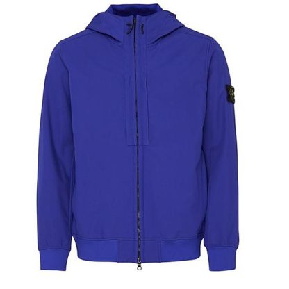 STONE ISLAND Soft Shell Jacket Men Softshell Jackets Bluette V0022 for sale