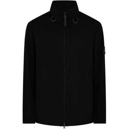 STONE ISLAND Soft Shell Jacket Men Softshell Jackets Nero V0029 for sale