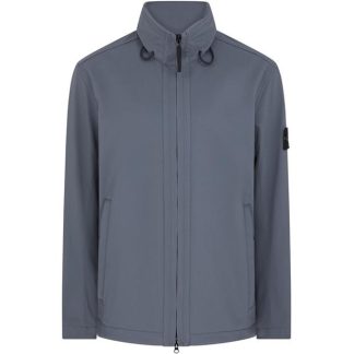 STONE ISLAND Soft Shell Jacket Men Softshell Jackets Piombo V0062 for sale