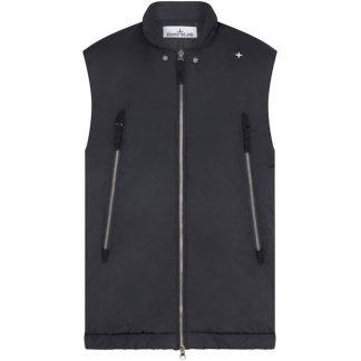 STONE ISLAND Stel Skn Gilet Men Nero V0029  for sale