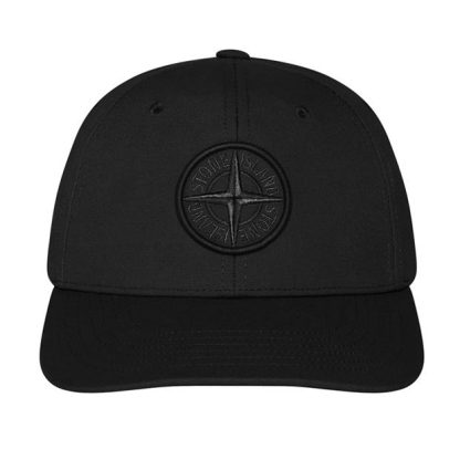 STONE ISLAND Stone 6 Pnl Canvas  Sn44 Men Baseball Caps Nero A0029 for sale