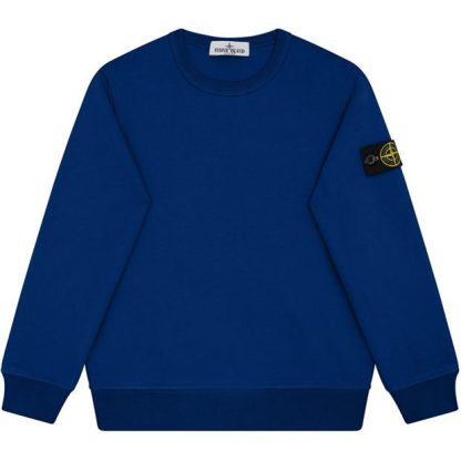 STONE ISLAND Stone Badge Crew Hw Jn44 Kids Crew Sweaters Bluette V0022 for sale