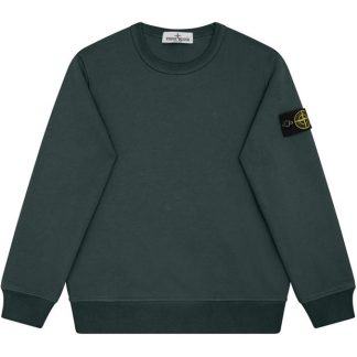 STONE ISLAND Stone Badge Crew Hw Jn44 Kids Crew Sweaters Petrolio V0057 for sale