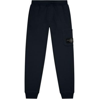 STONE ISLAND Stone Badge Jog HW Jn44 Kids Closed Hem Fleece Jogging Bottoms Navy V0020 for sale