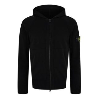 STONE ISLAND Stone Badge Knit Sn44 Men Black V0029  for sale