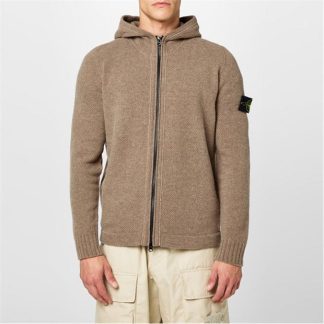 STONE ISLAND Stone Badge Knit Sn44 Men Walnut V0075  for sale