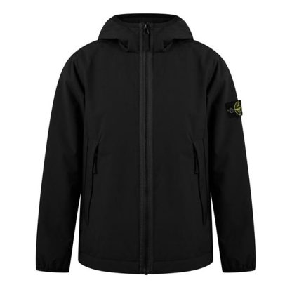 STONE ISLAND Stone Badge Nyl Jkt Jn34 Kids Puffer Jackets - Lightweight Black V0029 for sale