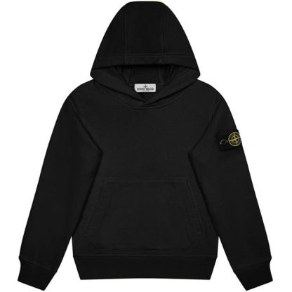 STONE ISLAND Stone Badge OTH HW Jn44 Kids OTH Hoodies Black V0029 for sale