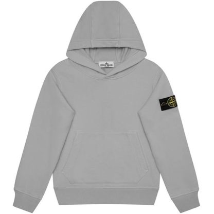 STONE ISLAND Stone Badge OTH HW Jn44 Kids OTH Hoodies Grey Mel V0M64 for sale