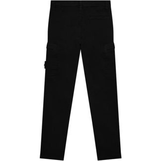 STONE ISLAND Stone Cnvs Cargo Jn44 Kids Cargo Trousers Black V0029 for sale