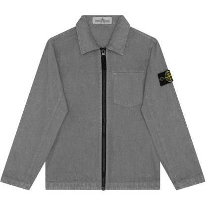 STONE ISLAND Stone Cvnvs Ovrshrt Jn44 Kids Overshirts Polvere V0164 for sale