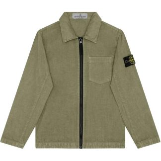 STONE ISLAND Stone Cvnvs Ovrshrt Jn44 Kids Overshirts Salvia V0155 for sale