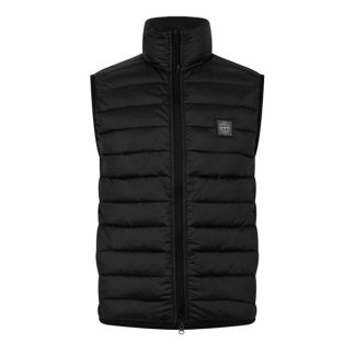 STONE ISLAND Stone Down Gilet Sn42 Men Black V0029  for sale