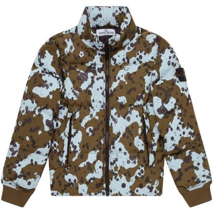 STONE ISLAND Stone Island Junior Camo Jacket Kids Vrd Mltre V0054  for sale