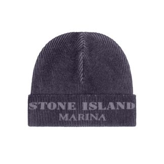 STONE ISLAND Stone Logo Beanie Sn44 Unisex Ink V0026  for sale