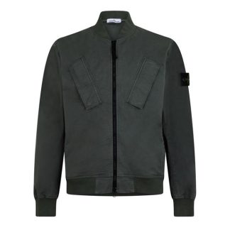 STONE ISLAND Stone Logo Bomber Sn42 Men Muschio V0059  for sale