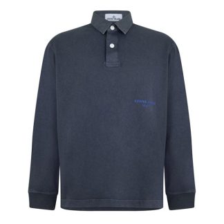 STONE ISLAND Stone Logo Polo Sn44 Men Ink V0126  for sale