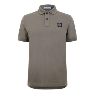 STONE ISLAND Stone Logo Polo Sn44 Men Walnut V0075  for sale