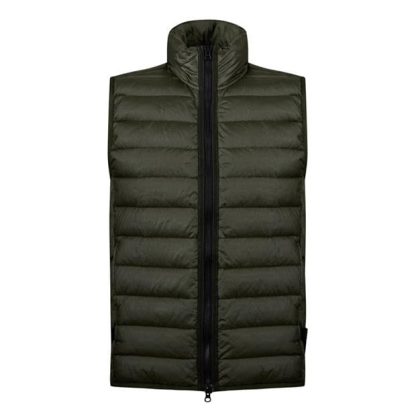 STONE ISLAND Stone Loom Wvn Glt Sn44 Men Gilets - Lightweight Muschio V0059 for sale