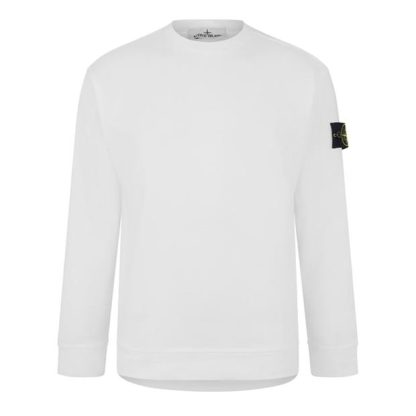 STONE ISLAND Stone LtWght Sweat Sn42 Men White A0001  for sale