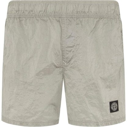 STONE ISLAND Stone Nyl Met Swm Sn44 Men Swim Shorts Grig Verd V0066 for sale