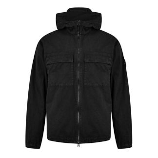 STONE ISLAND Stone Overshirt Sn42 Men Overshirts Black V0129 for sale