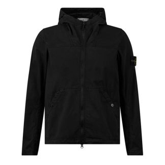 STONE ISLAND Stone Overshirt Sn44 Men Overshirts Black V0029 for sale