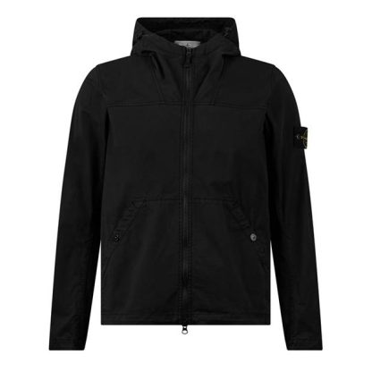 STONE ISLAND Stone Overshirt Sn44 Men Overshirts Black V0029 for sale