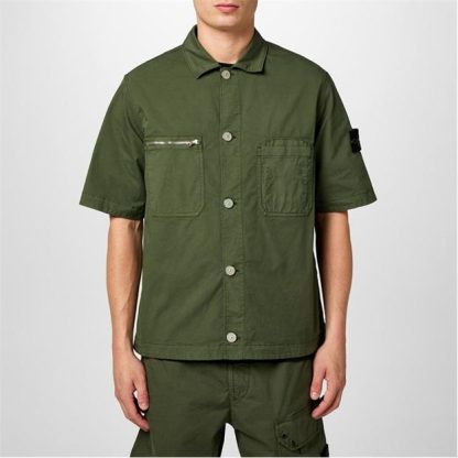 STONE ISLAND Stone Overshirt Sn44 Men Overshirts Muschio V0059 for sale