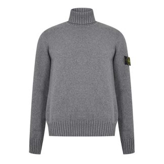 STONE ISLAND Stone Roll Neck Knit Sn34 Men Jumpers Dust V0M64 for sale