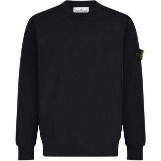 STONE ISLAND Stone V Neck Wl Swt  Sn44 Men Nero V0029  for sale