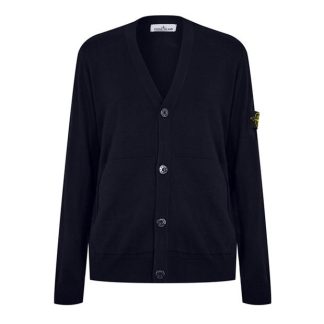 STONE ISLAND Stone VirgWool Cardi Sn34 Men Cardigans Navy V0020 for sale