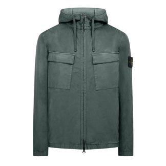 STONE ISLAND Supima Cotton Twill Overshirt Men Utility Jackets Muschio V0059 for sale