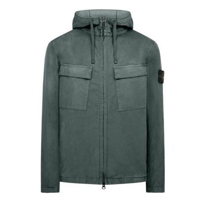 STONE ISLAND Supima Cotton Twill Overshirt Men Utility Jackets Muschio V0059 for sale