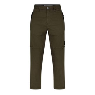 STONE ISLAND Supima Cotton Twill Stretch-Tc Garment Dyed Trousers Men Olive V0058  for sale