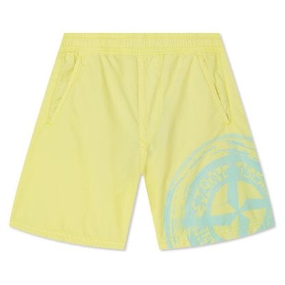 STONE ISLAND Swim Shorts Juniors Kids Swim Shorts Lemon V0031 for sale