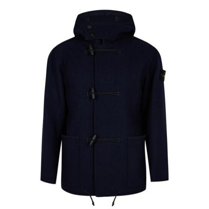 STONE ISLAND Wool Nylon Cloth Coat Men Marine V0028  for sale