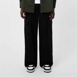 VALENTINO Canvas Cargo Trousers Men Black  for sale