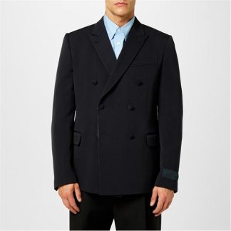 VALENTINO Double-Breasted Jacket Men Navy  for sale