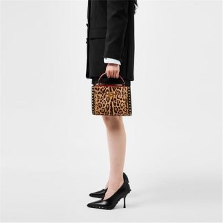 VALENTINO GARAVANI Alcove Leopard Print Bag Women Animalier 44P  for sale