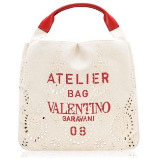 VALENTINO GARAVANI Atelier Small Tote Bag Women Natural 0Ne  for sale