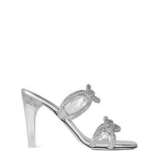 VALENTINO GARAVANI Chain 1967 Mules Women Silver S13  for sale