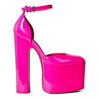 VALENTINO GARAVANI Discobox Platform Pumps Women Fuschia Uwt  for sale