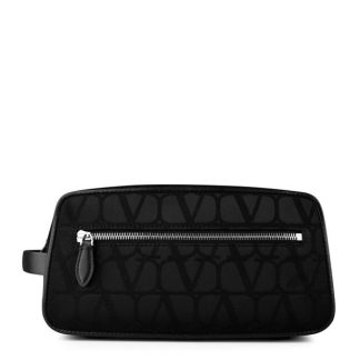 VALENTINO GARAVANI Iconographe Wash Bag Unisex Nero 0No  for sale