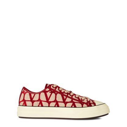 VALENTINO GARAVANI Iconographie Low Top Trainers Men Rosso J4a  for sale