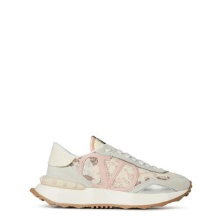 VALENTINO GARAVANI Lace And Mesh Lacerunner Trainers Women Runners Ivory for sale