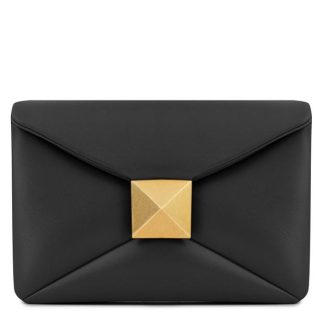 VALENTINO GARAVANI One Stud Clutch Bag Women Nero 0No  for sale