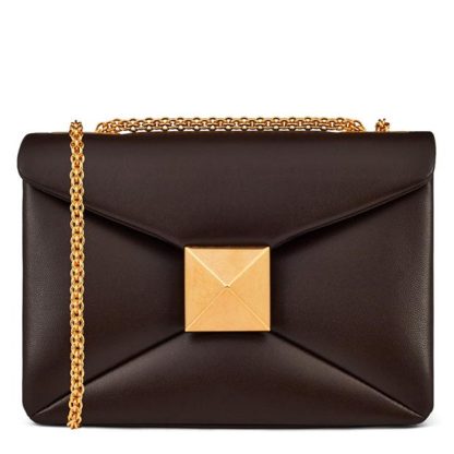 VALENTINO GARAVANI One Stud Shoulder Bag Women Fondant Kg8  for sale