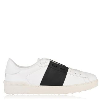 VALENTINO GARAVANI Open Band Trainers Men Low Trainers Bianco/Navy M15 for sale